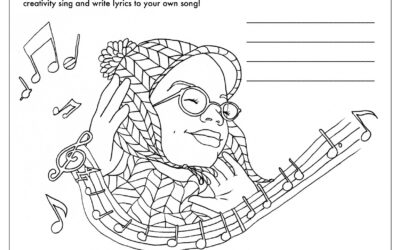WE DREAM A WORLD coloring pages